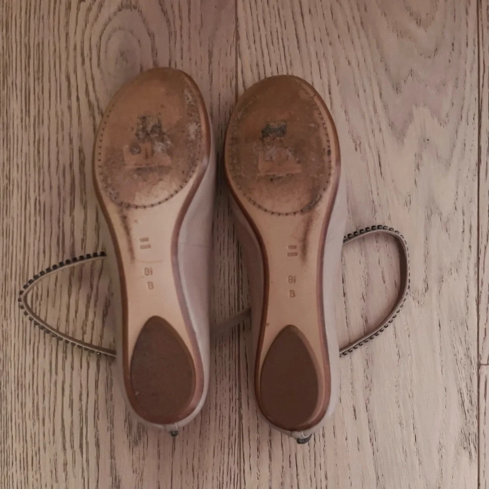 Belle by Sigerson Morrison Alberta Tan Women's Ballet Flats - Picture 6 of 7
